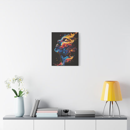 Neon Abstract Canvas Print, Colorful Wall Art, Home Decor, Gift for Art Lovers, Modern Artwork - VYBE Shop