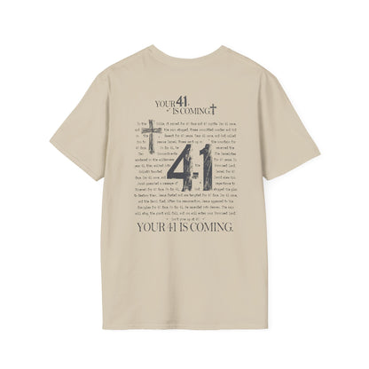 Religious- 41 T-Shirt with Faith Design | Perfect for Believers, Gifts, Church Events, Casual Wear, Spirituality - VYBE Shop