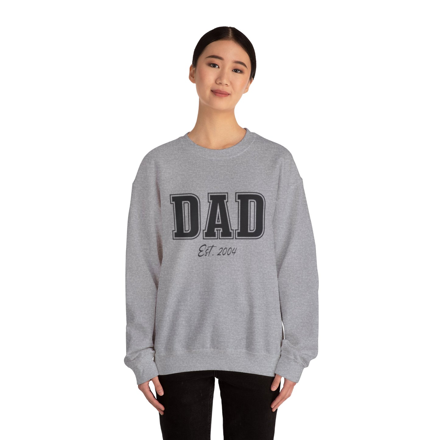 Customizable Dad Sweatshirt | Personalize with Your Child's Birth Year - VYBE