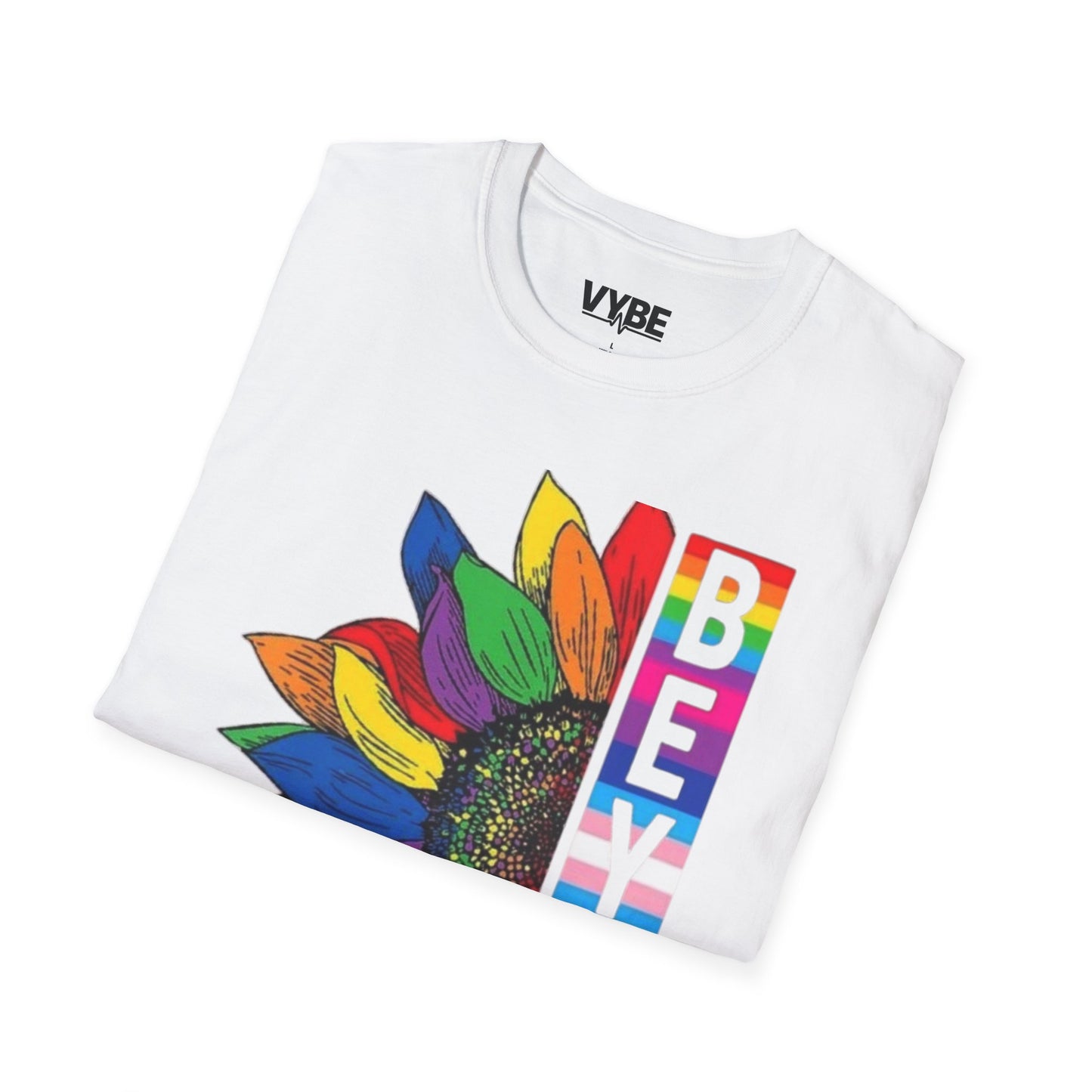LGBTQ Colorful Sunflower Pride Be You T-Shirt - VYBE Shop