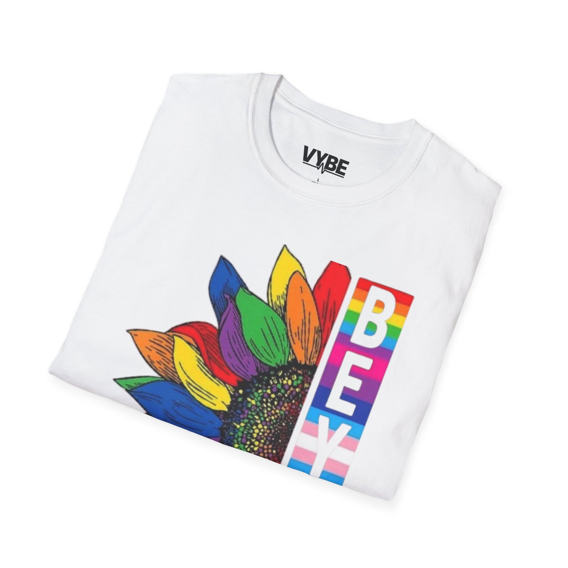 LGBTQ Colorful Sunflower Pride Be You T-Shirt - VYBE Shop