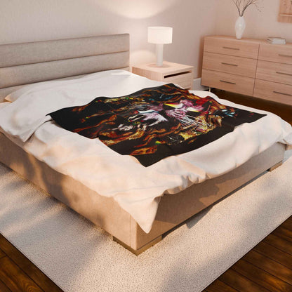Reggae Lion Plush Blanket