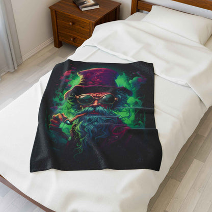 Whimsical Wizard Plush Blanket
