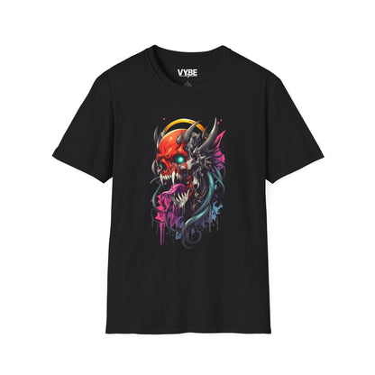 Vibrant Skull Graphic Tee - VYBE Shop