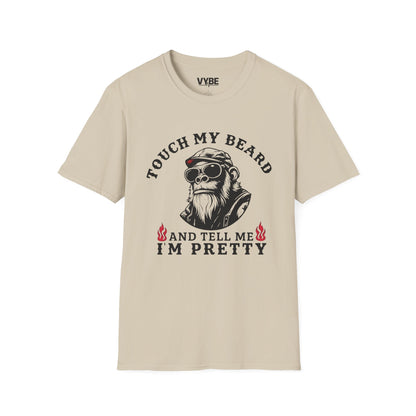 Funny- Beard Graphic T-Shirt, Unisex Tee for Bearded Men, Gifts for Him, Casual Wear, Birthday Celebrations, Humor Apparel - VYBE Shop