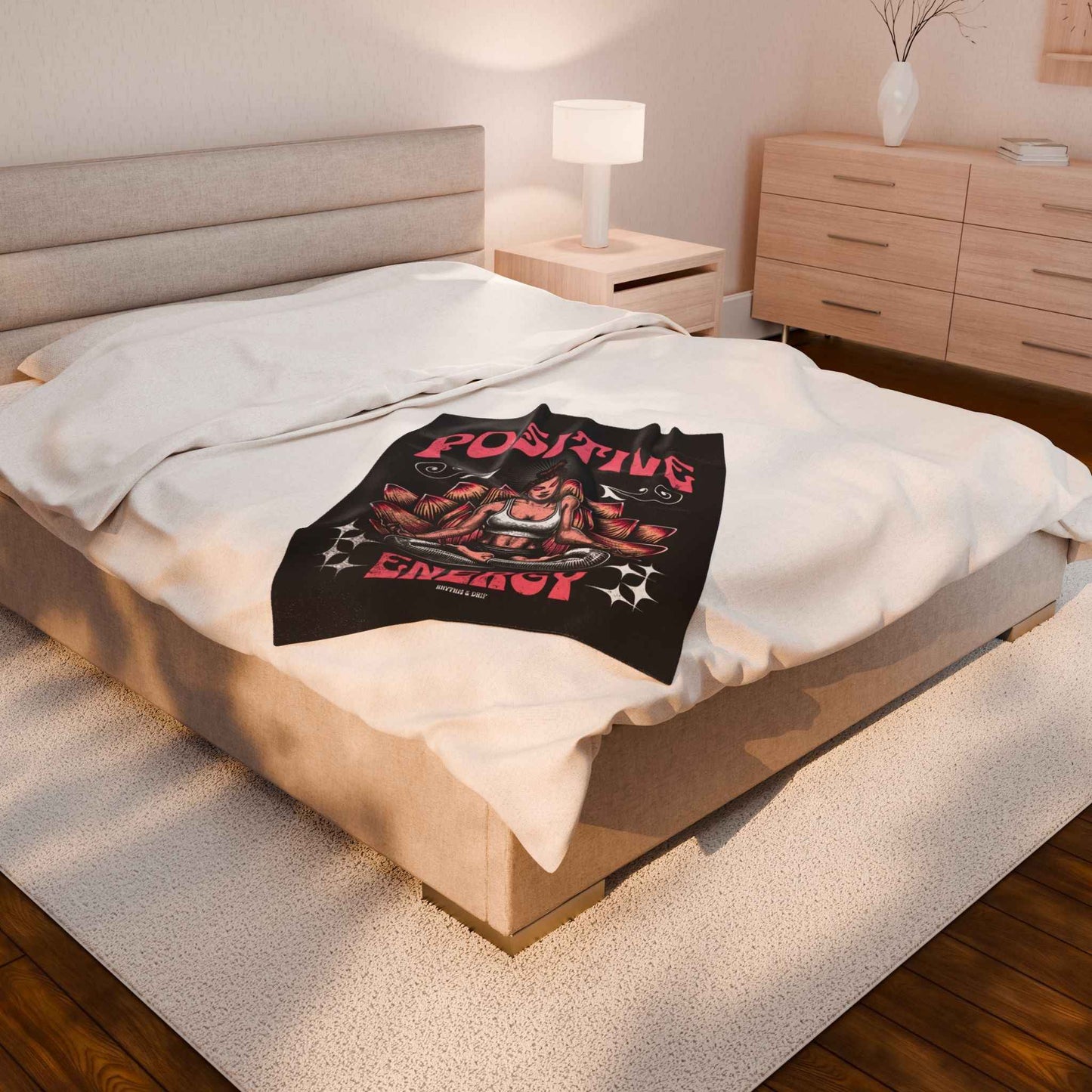 Positive Energy Plush Blanket
