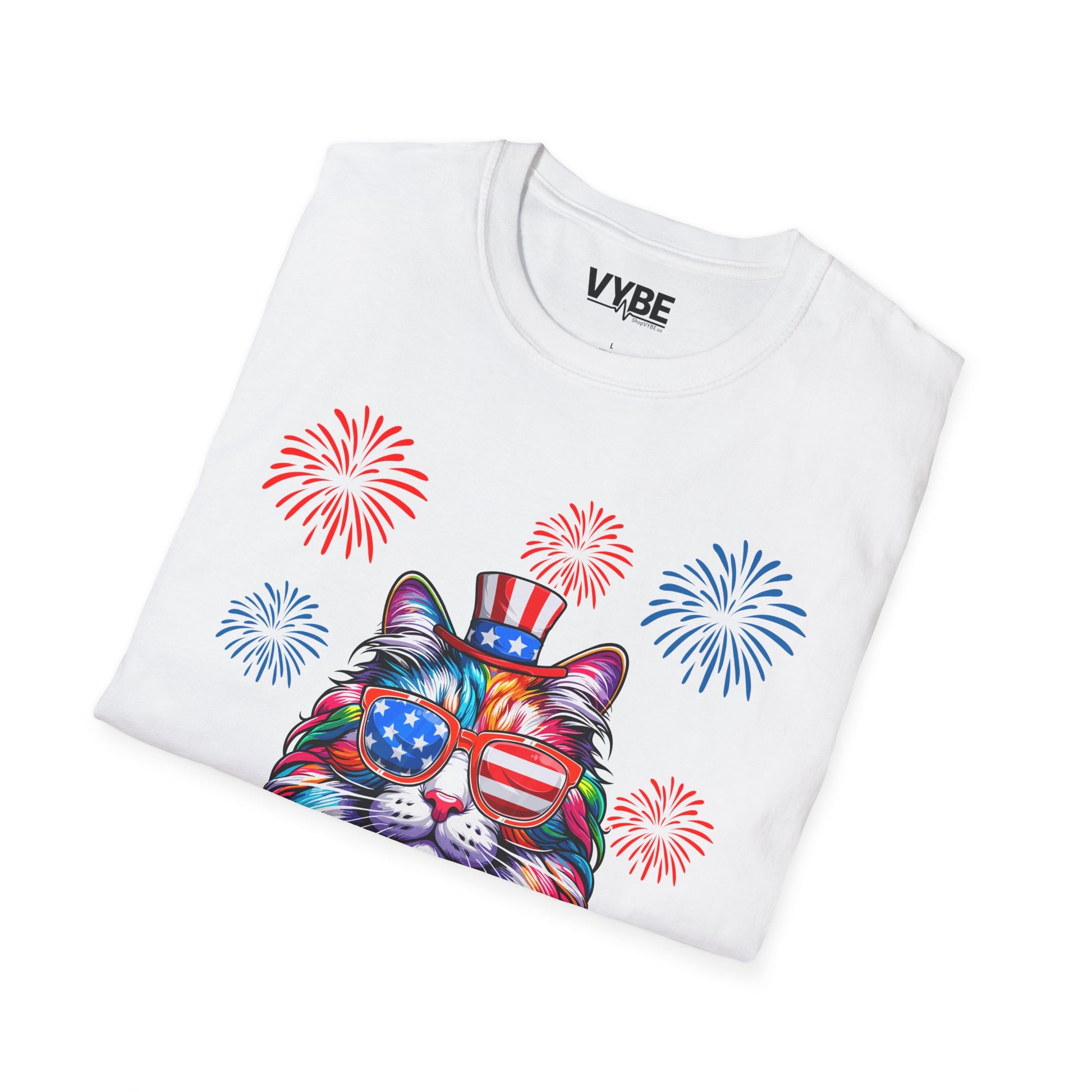 'Merica Kitty T-Shirt - VYBE