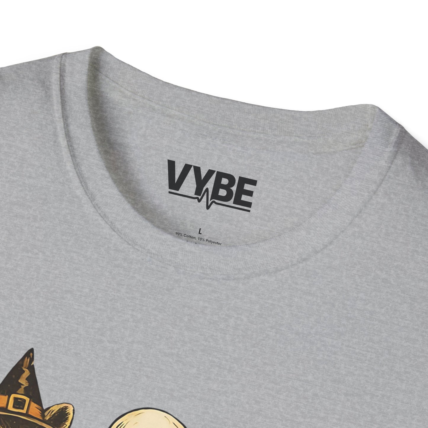 Halloween- Themed T-Shirt, Spooky and Feral Design, Unisex Casual Wear, Fall Outfit, Gift for Halloween Lovers - VYBE Shop