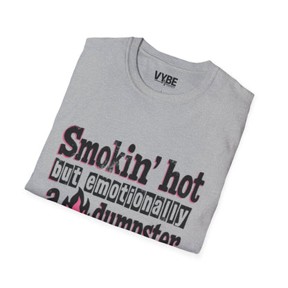 Funny Smokin Hot Dumpster Fire T-Shirt