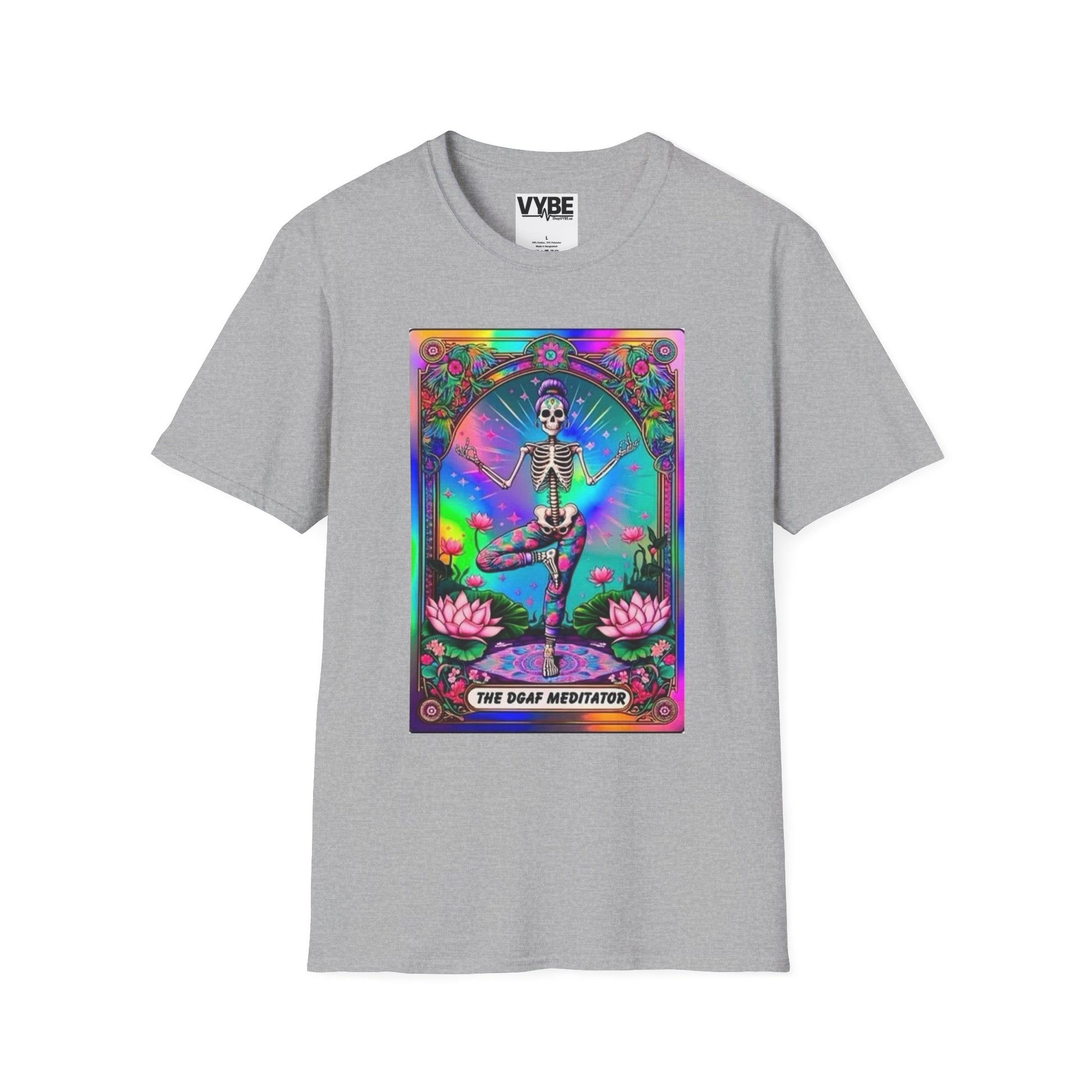 The DGAF Meditator- Tarot T-Shirt - VYBE Shop