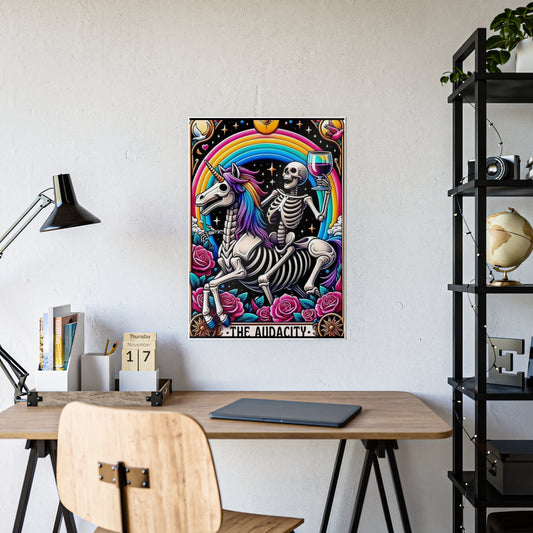 Audacity Tarot Poster - Bold and Inspiring Wall Art for Your Space - VYBE Shop