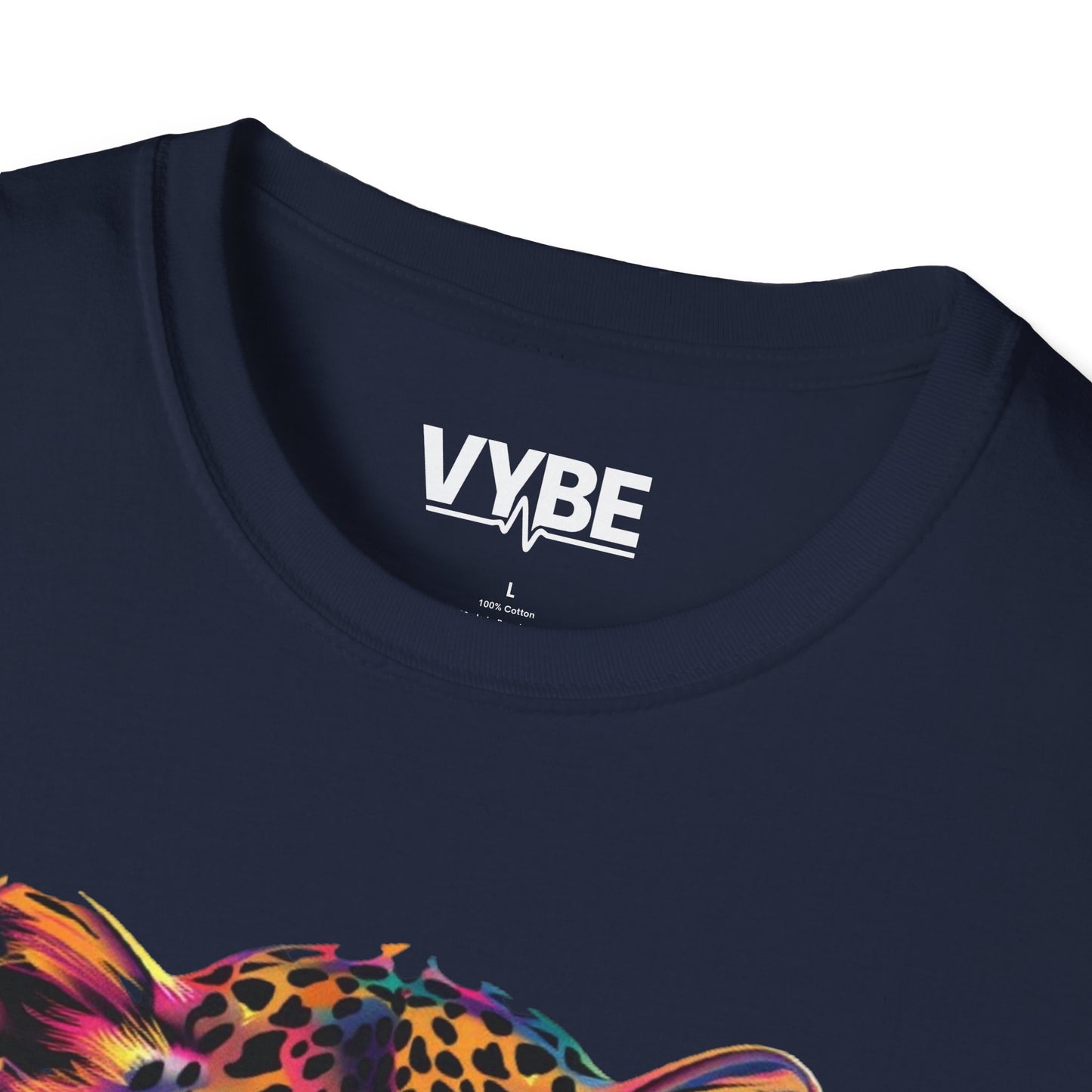 Neon- Leopard Graphic T-Shirt - VYBE Shop