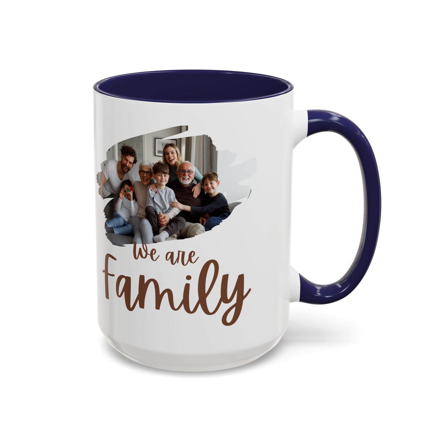 Customized Family Coffee Mug, Personalized Mug Gift, Add Your Family Photo - VYBE Shop