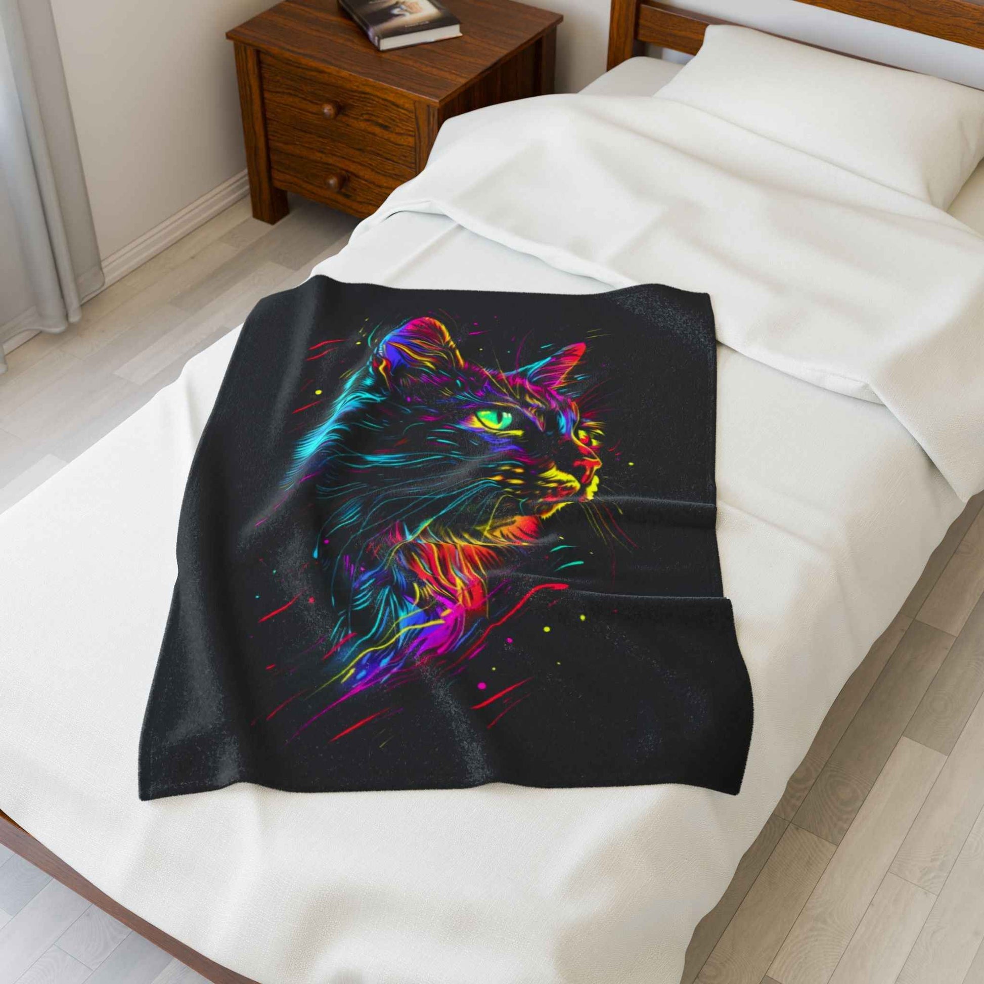 Vibrant Cat Blanket