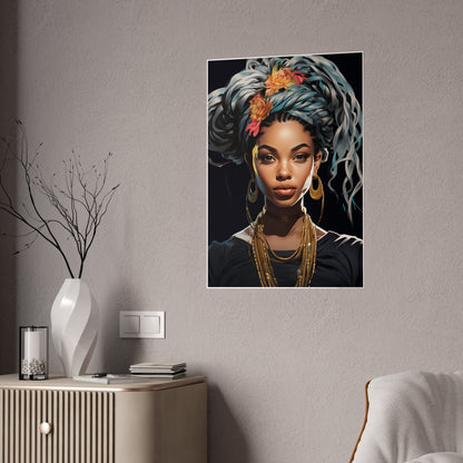 AfroArt Wall Art Poster - Bohemian Vibe Glossy Home Decor - VYBE Shop