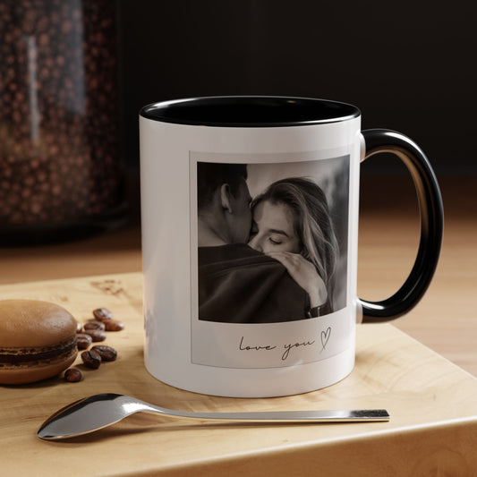 Love You Coffee Mug – Customized Romantic Gift for Couples, Engagement Present, Valentine's Day - VYBE Shop