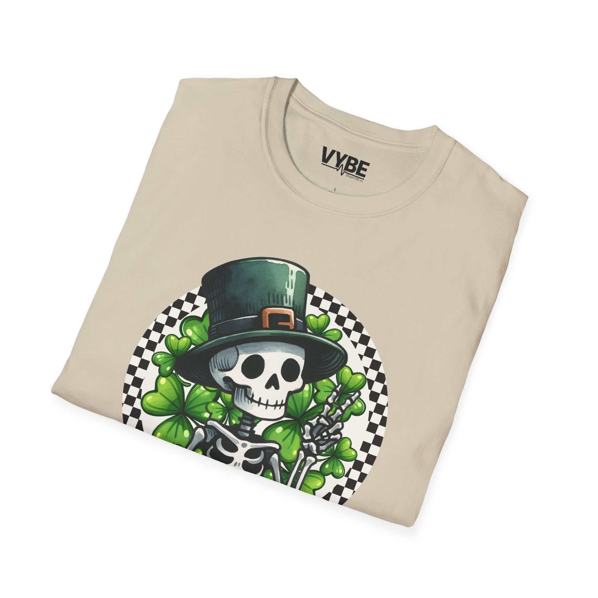 Feeling Lucky Skeleton St. Patrick's Day T-Shirt - VYBE
