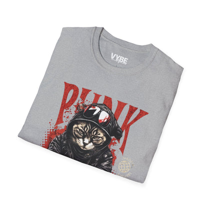 Punk Cat T-Shirt - VYBE Shop
