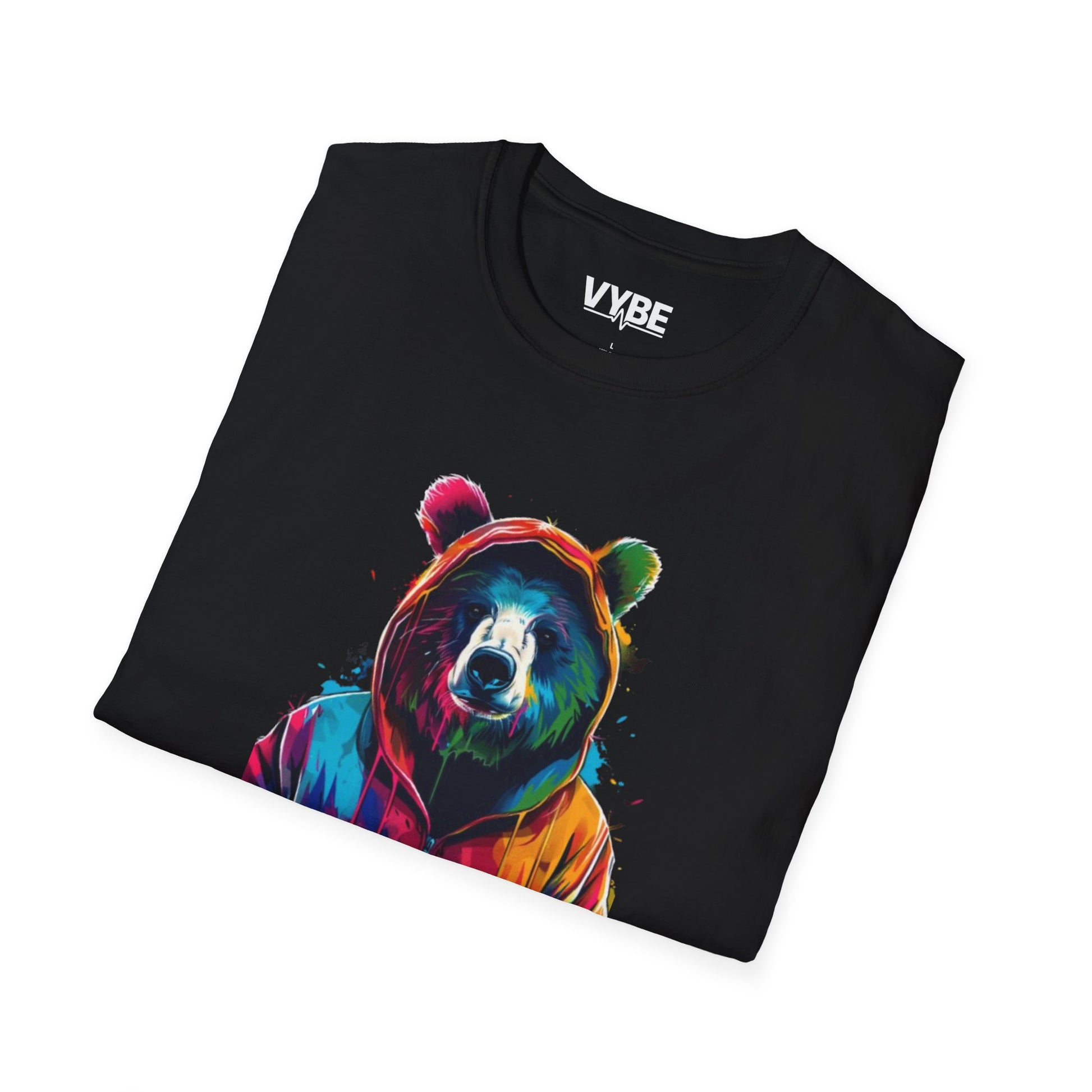 Neon- Bear Graphic T-Shirt - VYBE Shop