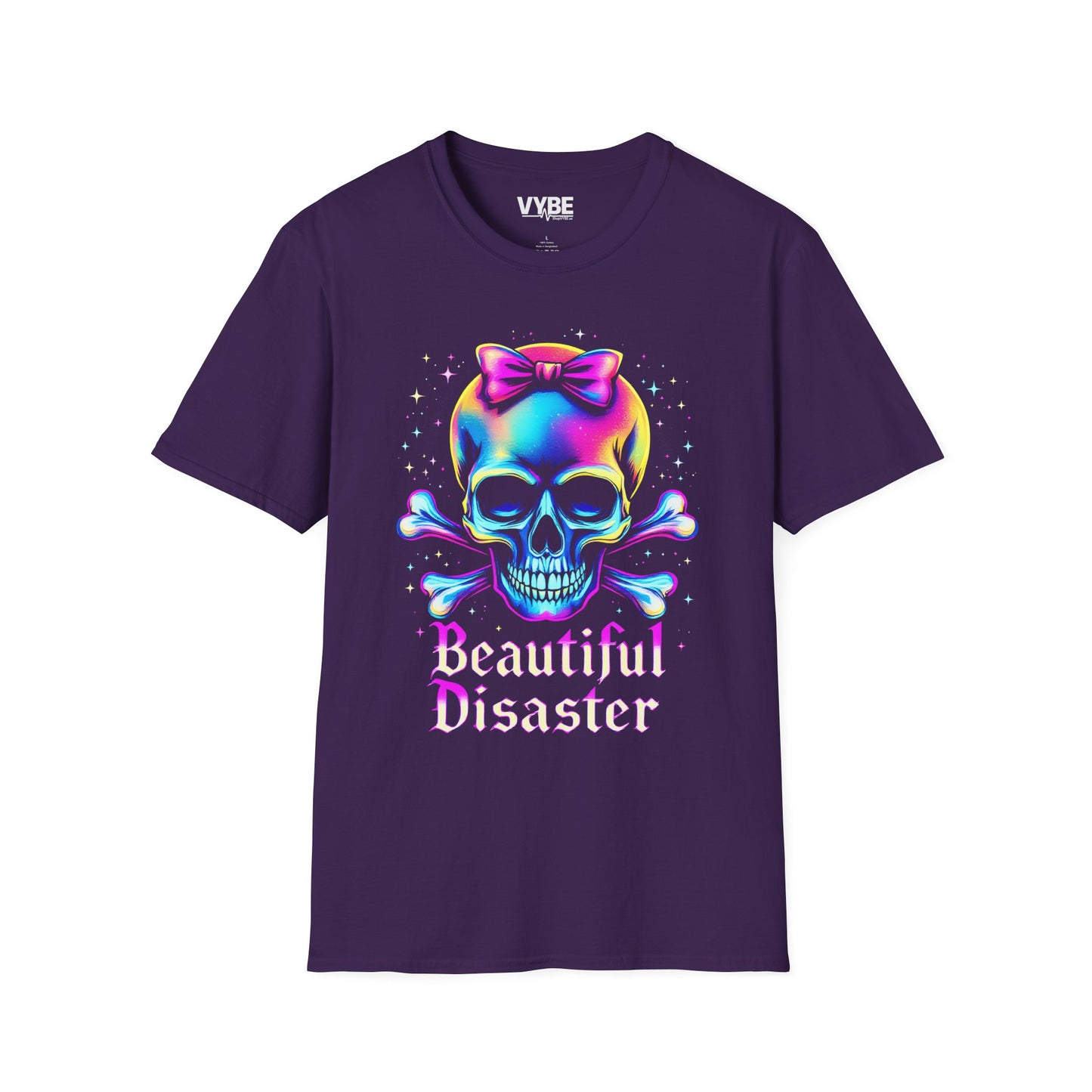 Vibrant Skull Graphic T-Shirt - VYBE