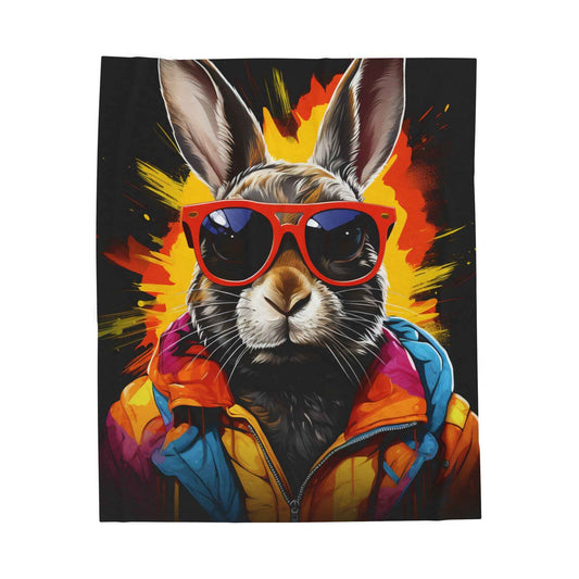 Cool Bunny Plush Blanket