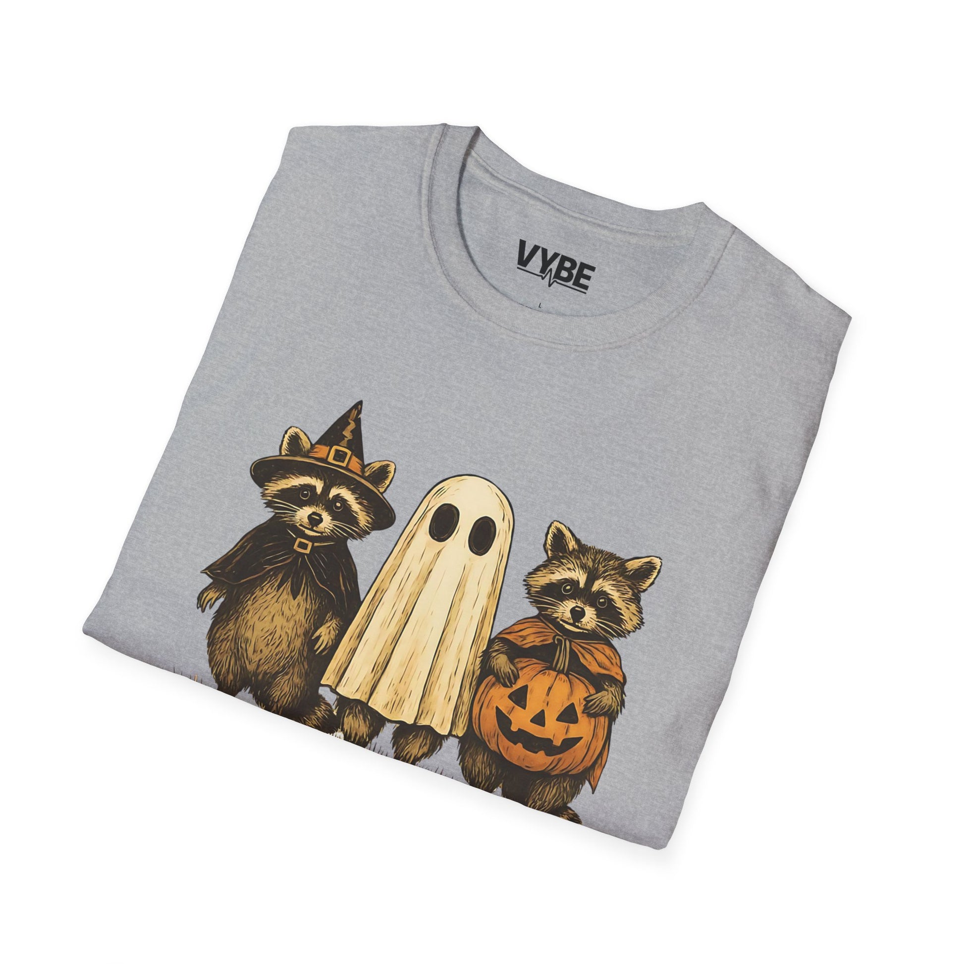 Halloween- Themed T-Shirt, Spooky and Feral Design, Unisex Casual Wear, Fall Outfit, Gift for Halloween Lovers - VYBE Shop