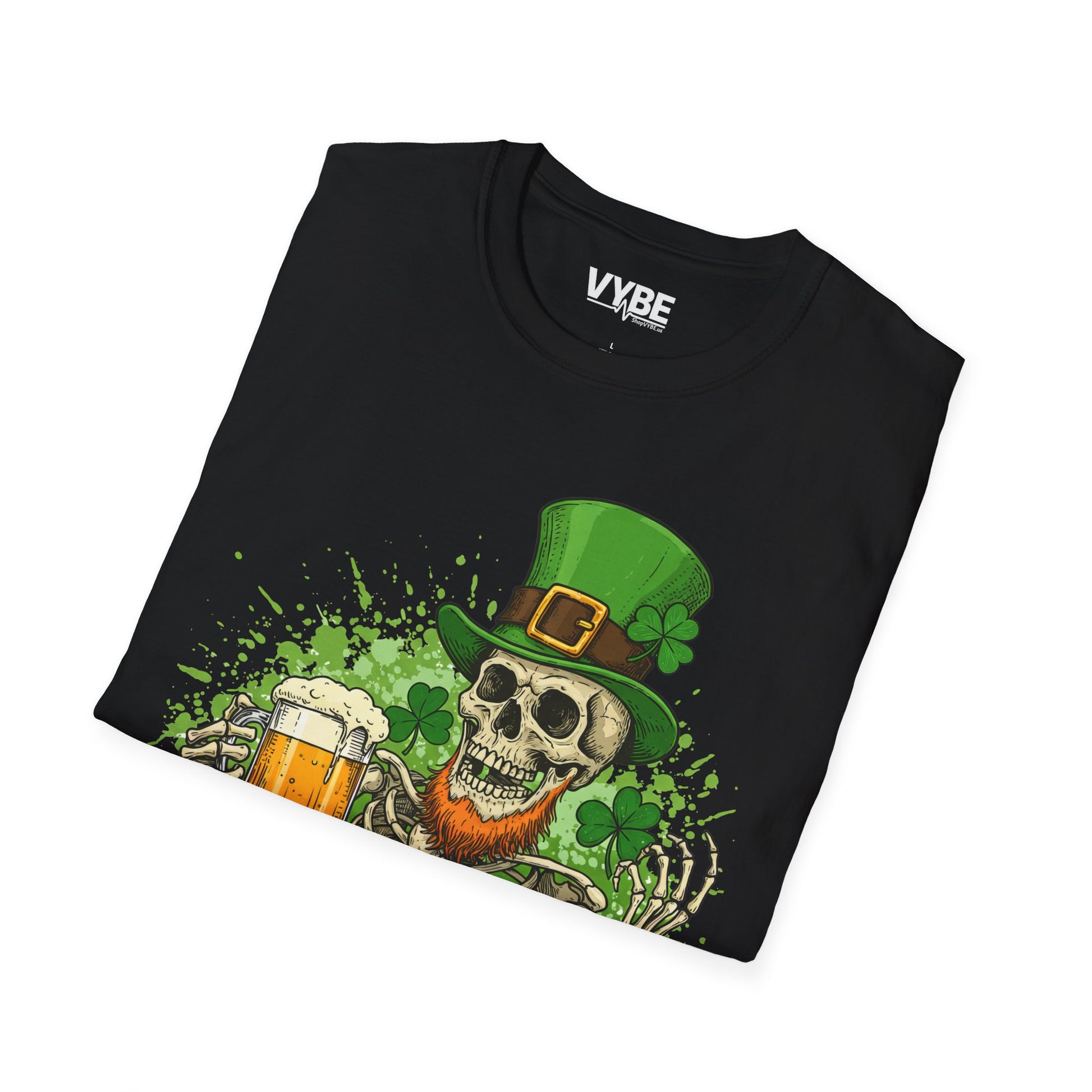 St. Patrick's Day Skeleton T-Shirt - VYBE