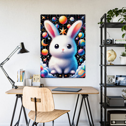 Colorful Bunny Poster for Cute Decor - VYBE Shop
