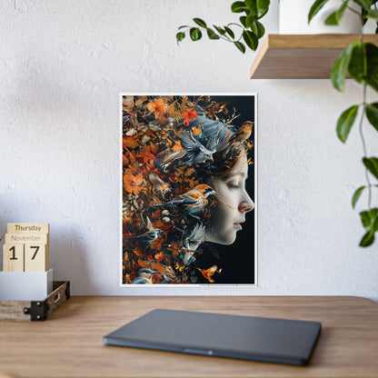 Nature-Inspired Wall Art Print, Colorful Floral Poster for Modern Home Decor, Perfect Gift for Art Lovers - VYBE Shop