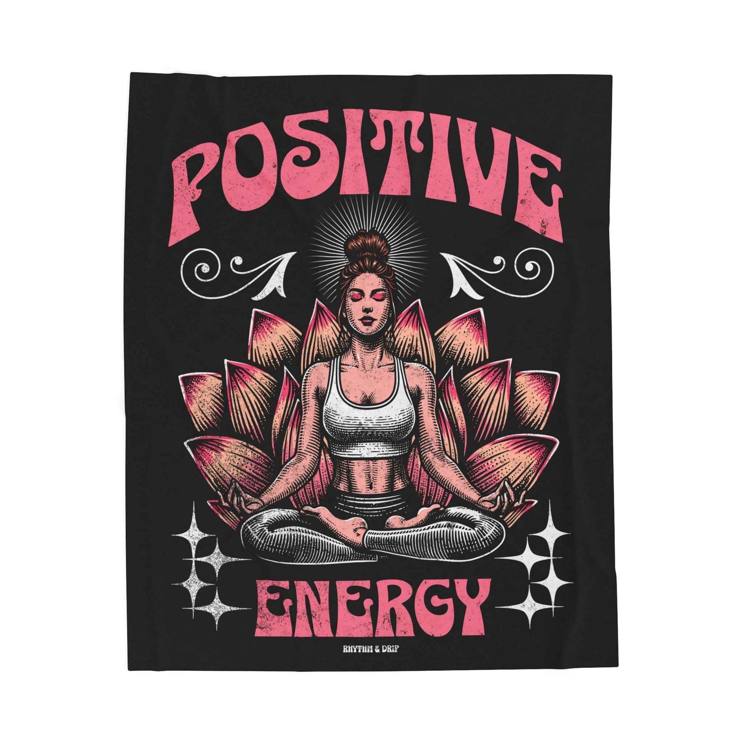 Positive Energy Plush Blanket