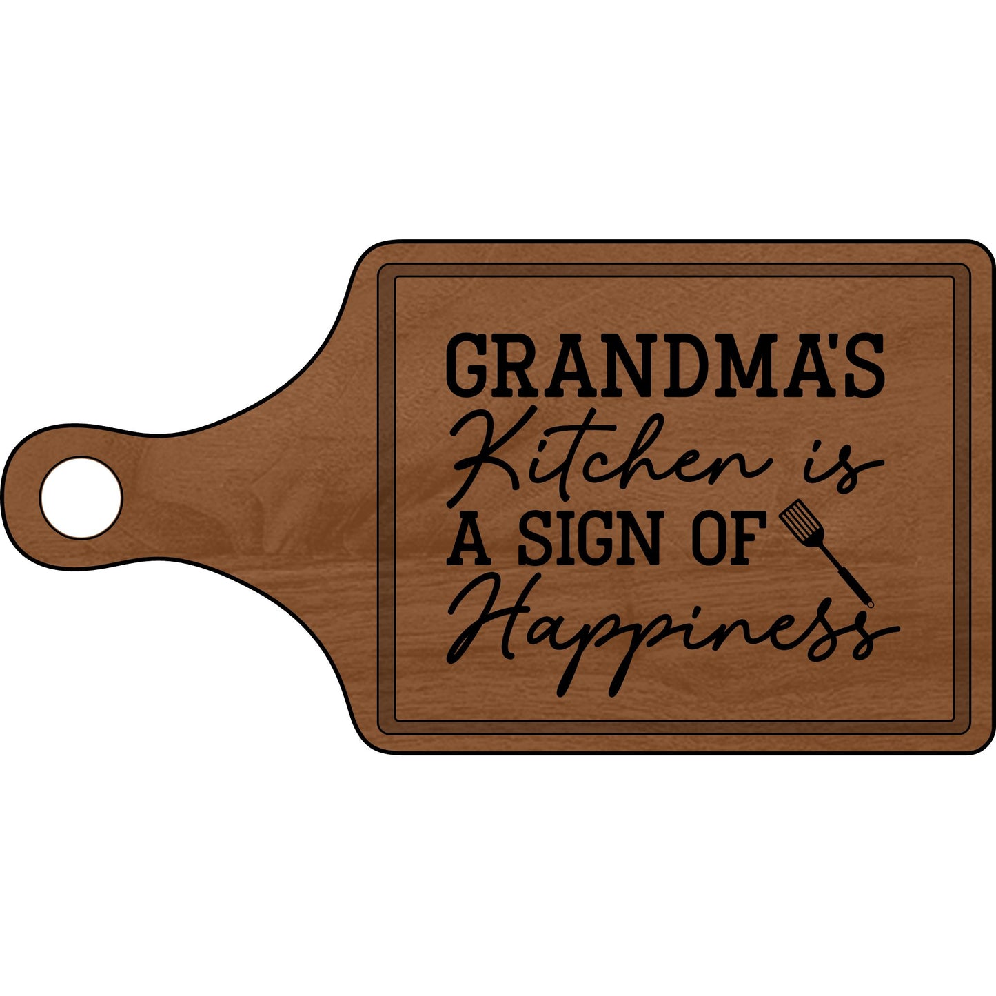 Grandma's Kitchen Cutting Board - Engraved Chef Gift & Unique Kitchen Decor - VYBE Shop