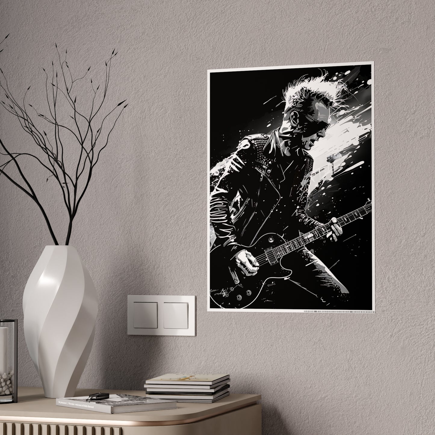 Edgy Rock Music Poster | Trendy Wall Art for Music Lovers - VYBE Shop