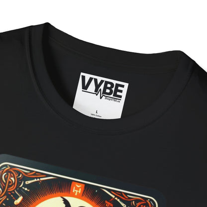 Halloween Skeleton Tarot T-Shirt - Embrace the Spirit of the Season - VYBE Shop