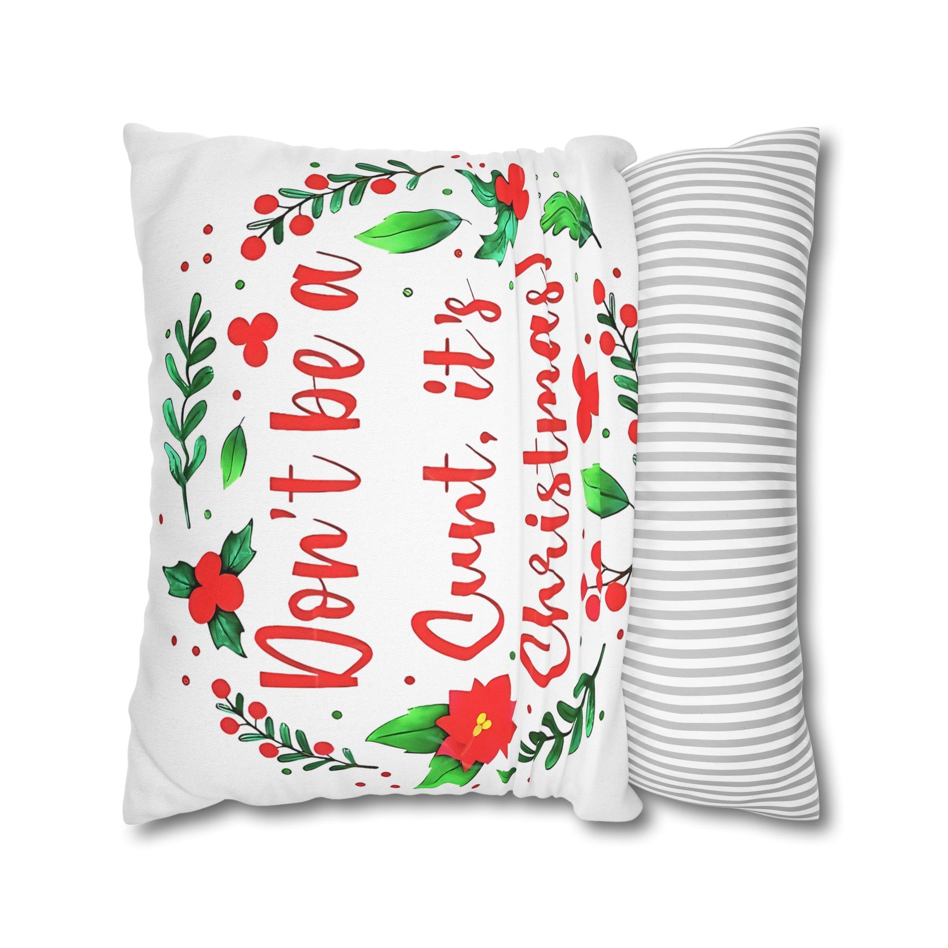 Christmas Humorous Pillowcase - Funny Gift for Couch and Holiday Decor - VYBE Shop