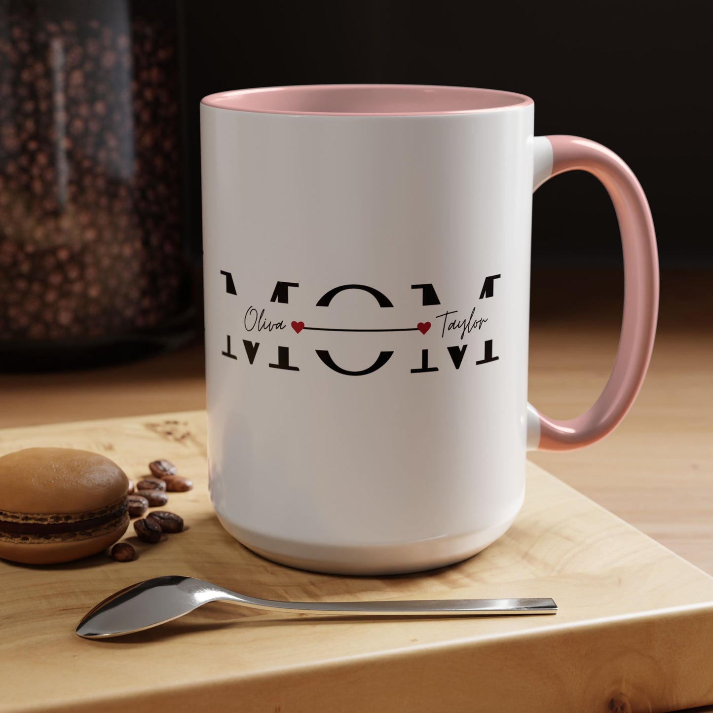 Personalized Mom Coffee Mug, Gift for Mother's Day, Customizable Mug for Mom, Family Coffee Mug, Heartfelt Coffee Cup - VYBE Shop
