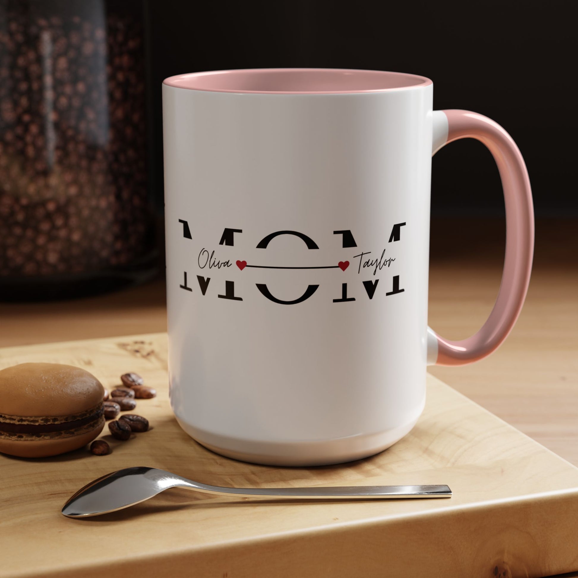 Personalized Mom Coffee Mug, Gift for Mother's Day, Customizable Mug for Mom, Family Coffee Mug, Heartfelt Coffee Cup - VYBE Shop
