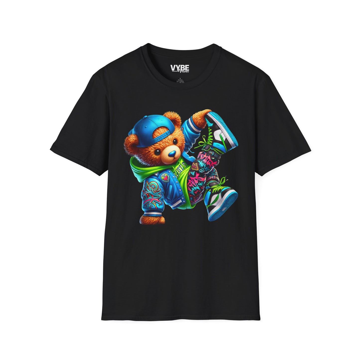 Stylish Break Dancing Bear T-Shirt