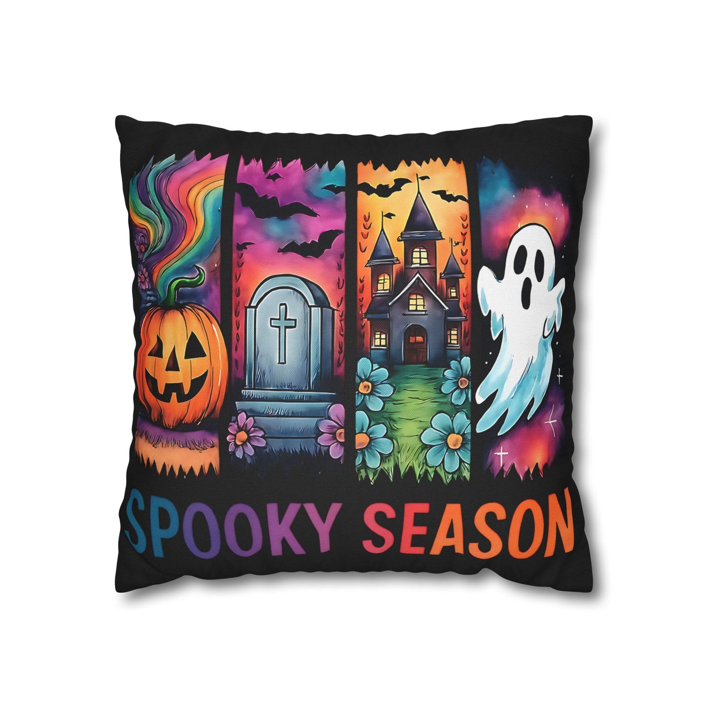 Halloween Pillowcase for Spooky Season - Cozy Fall Decor, Ghost & Pumpkin Designs for Halloween Parties and Gifts - VYBE Shop