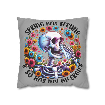 Spring Allergies Pillowcase - Cozy Boho Decor for Allergy Sufferers, Seasonal Home Accent - VYBE Shop