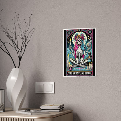 Spiritual Bitch Poster | Tarot Wall Art for a Bold Statement - VYBE Shop
