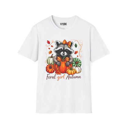 Fall- Feral Girl Autumn T-Shirt - VYBE Shop