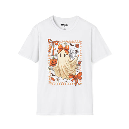 Halloween- Ghost T-Shirt, Unisex Tee, Spooky Season Shirt, Fall Fashion, Autumn Apparel - VYBE Shop