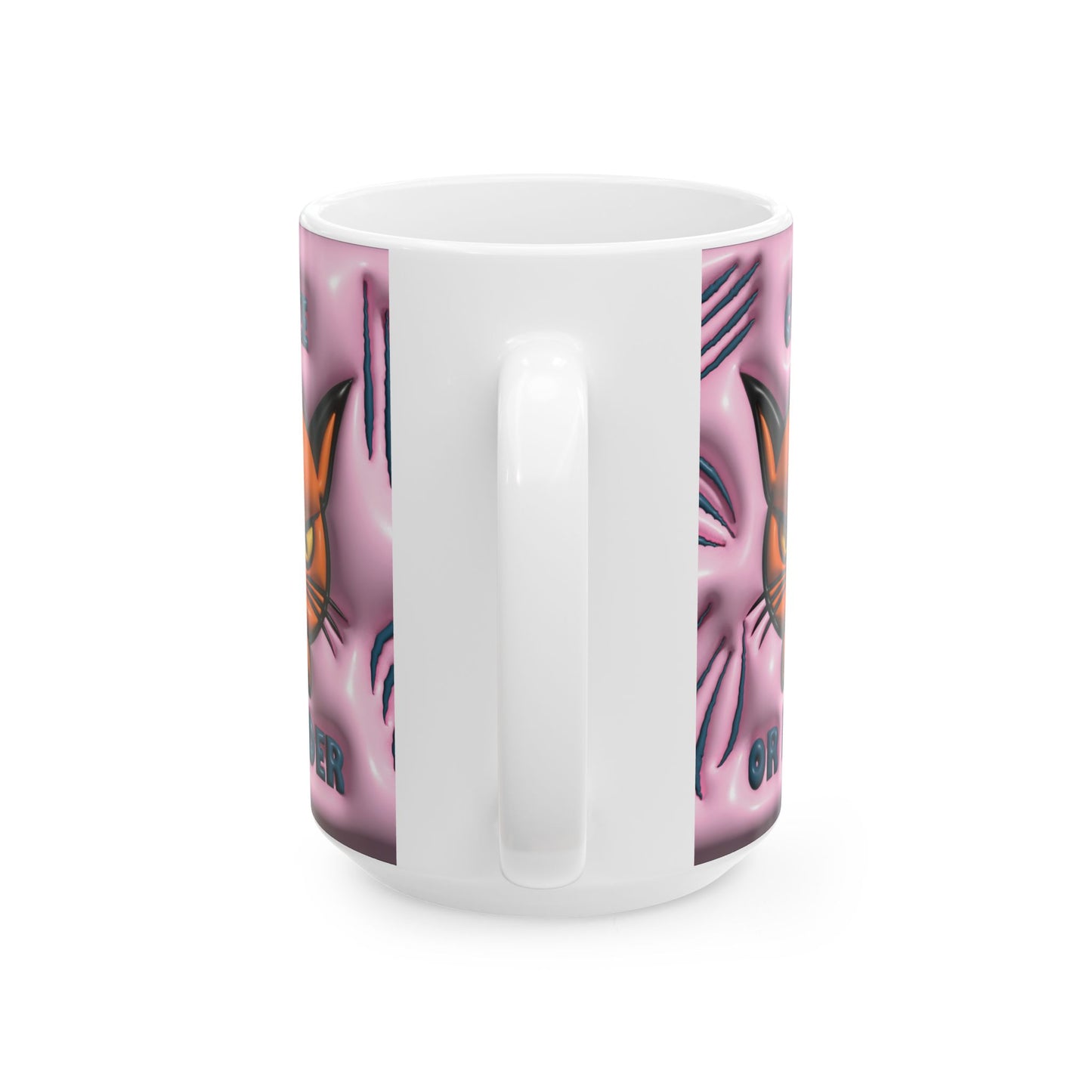 Colorful Cat Mug, 11 oz, 15 oz - VYBE