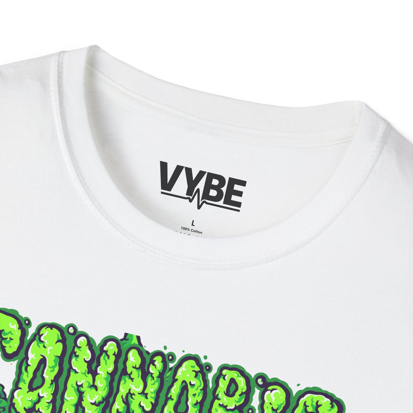 420- Cannabis Skull Graphic T-Shirt - VYBE Shop