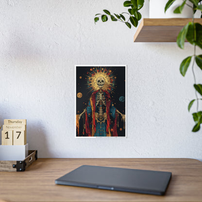 Skeleton Colorful Skeletal Poster - VYBE Shop