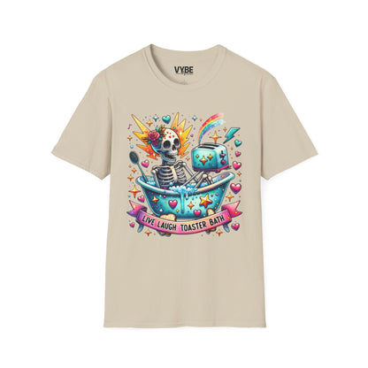 Live Laugh Toaster Bath T-Shirt