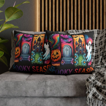 Halloween Pillowcase for Spooky Season - Cozy Fall Decor, Ghost & Pumpkin Designs for Halloween Parties and Gifts - VYBE Shop
