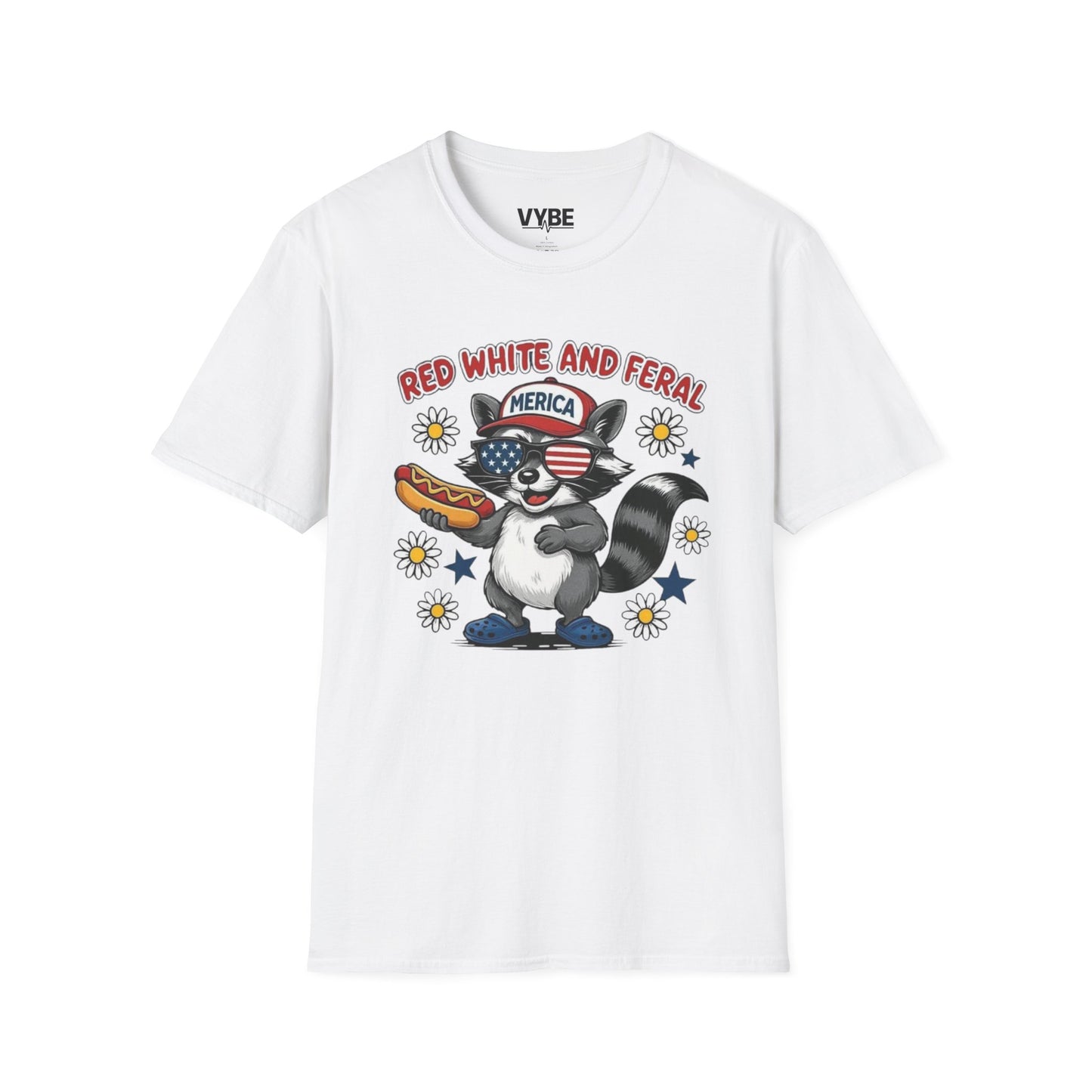 July 4th- Red White And Feral T-Shirt - VYBE Shop