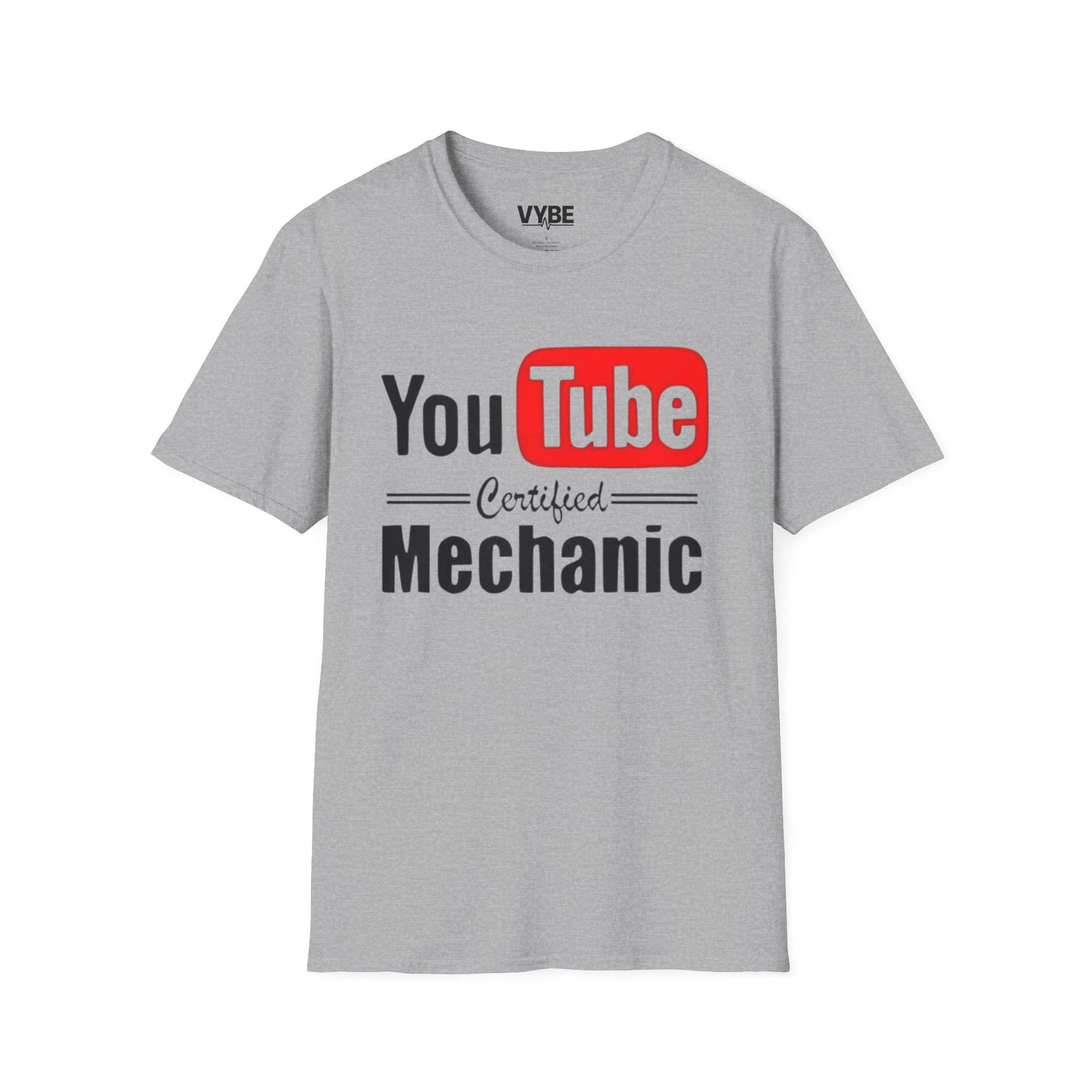 Funny- YouTube Certified Mechanic T-Shirt - VYBE Shop