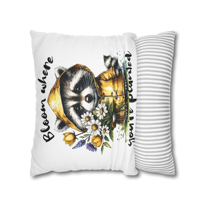 Whimsical Raccoon Pillowcase for Cozy Home Decor and Inspirational Bedroom Accent, Ideal Gift for Nature Lovers - VYBE Shop
